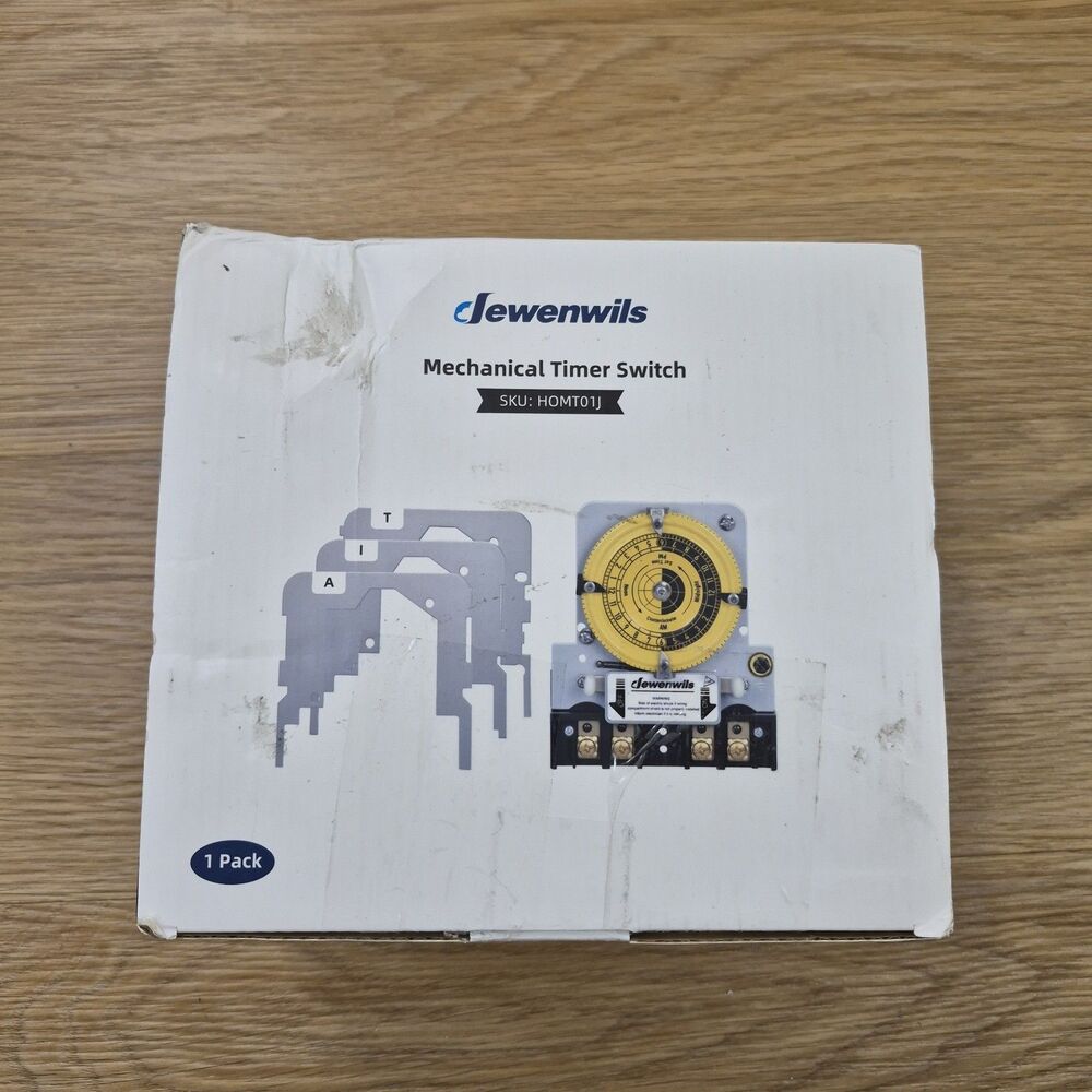 Dewenwils Swimming Pool Timer Switch 120 VAC HOMT01 New Open Box